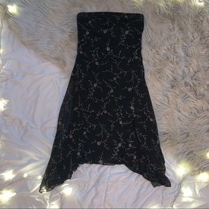 Black Strapless Dress